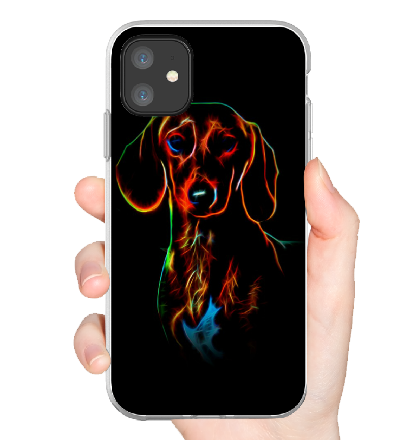 Dachshund Phone Case - Glowing