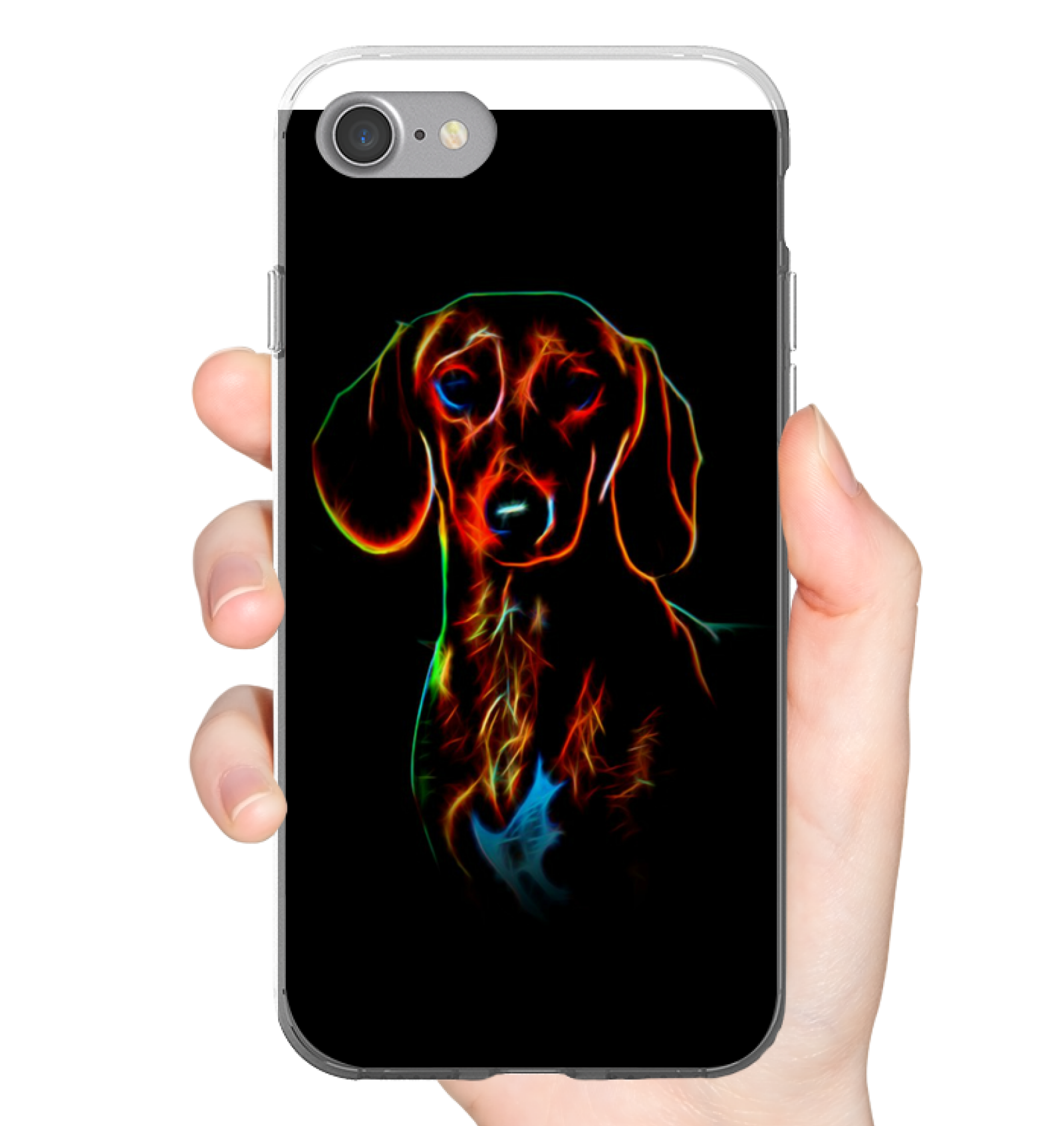 Dachshund Phone Case - Glowing