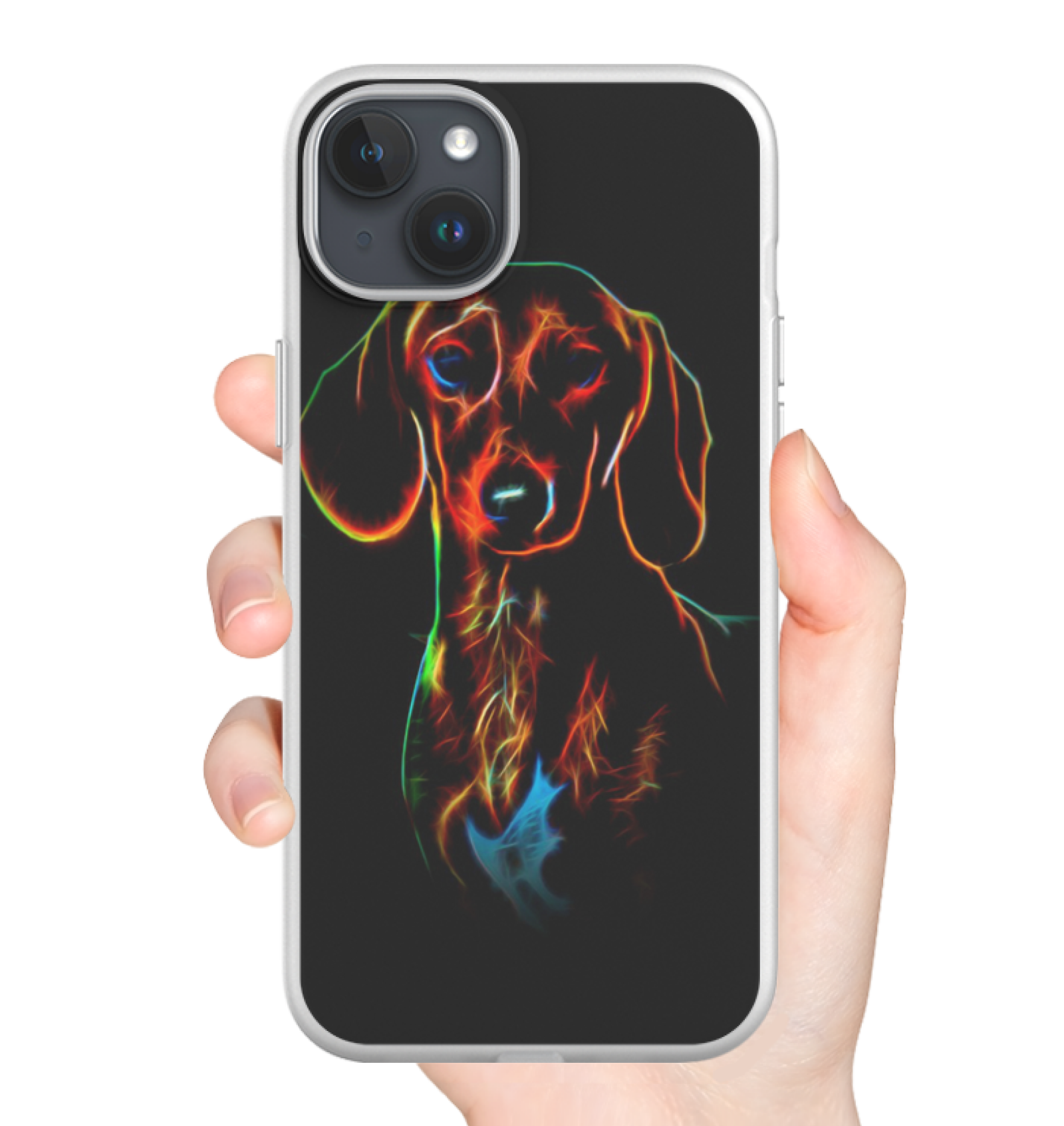 Dachshund Phone Case - Glowing