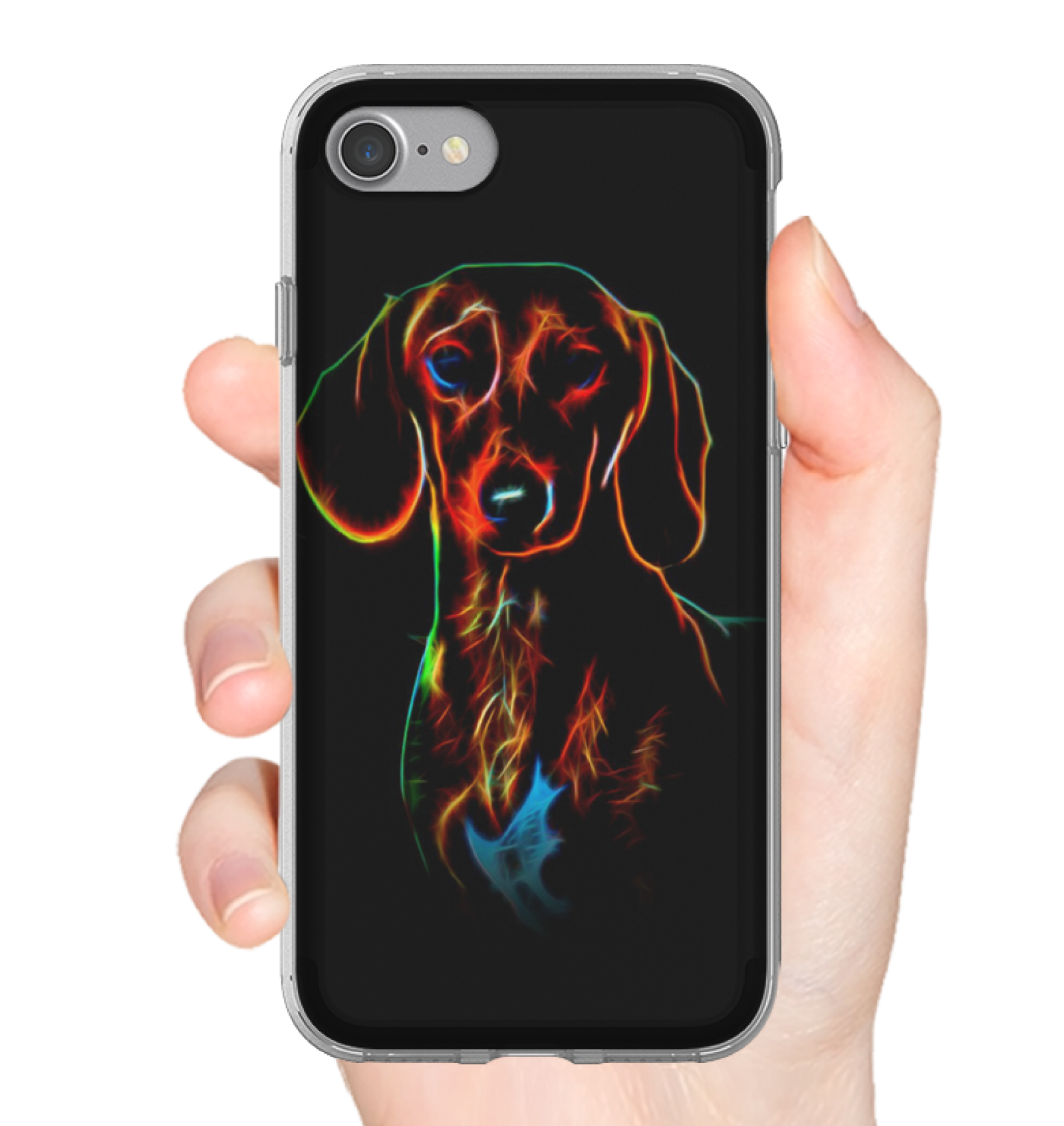 Dachshund Phone Case - Glowing