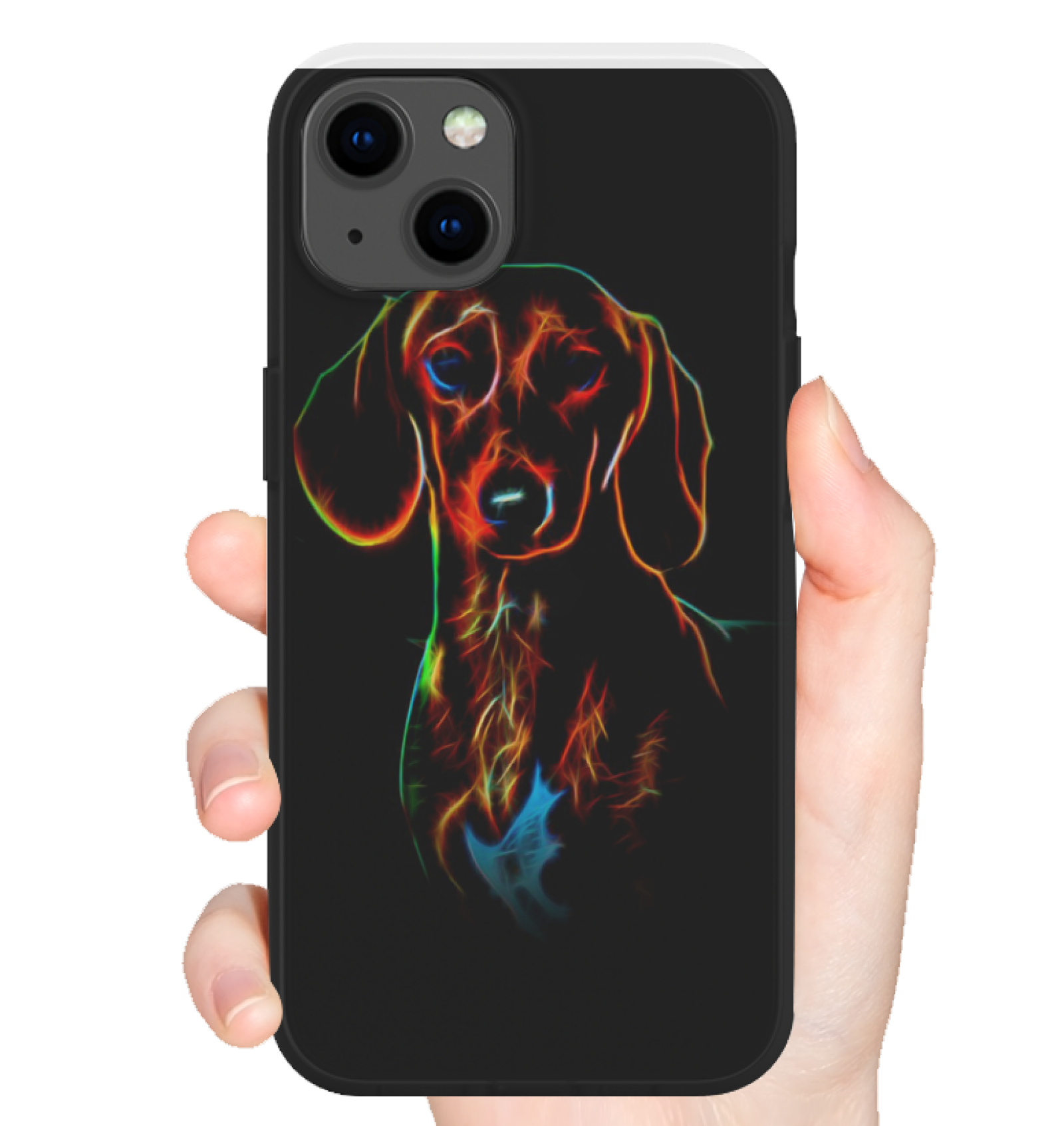 Dachshund Phone Case - Glowing