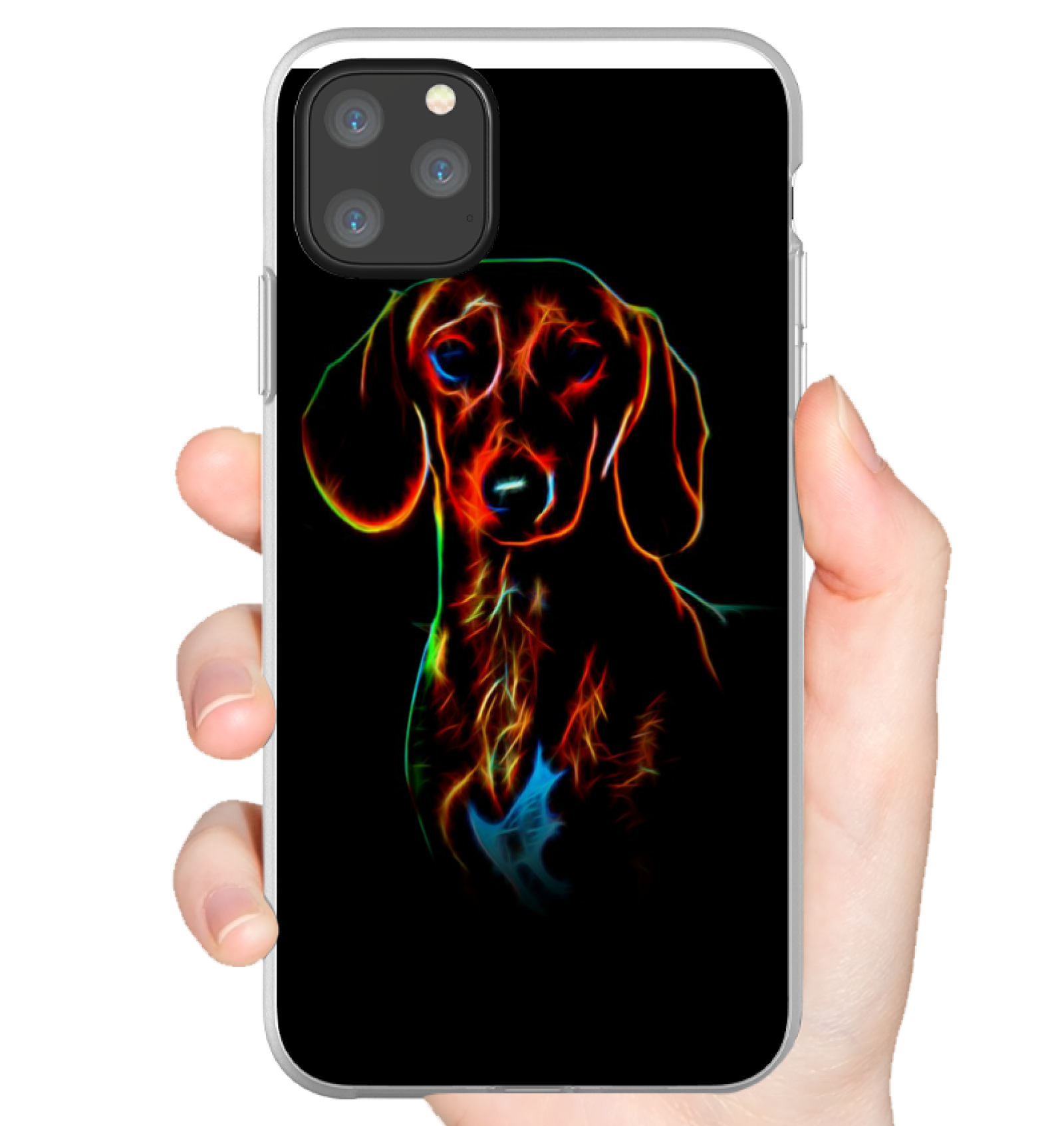 Dachshund Phone Case - Glowing