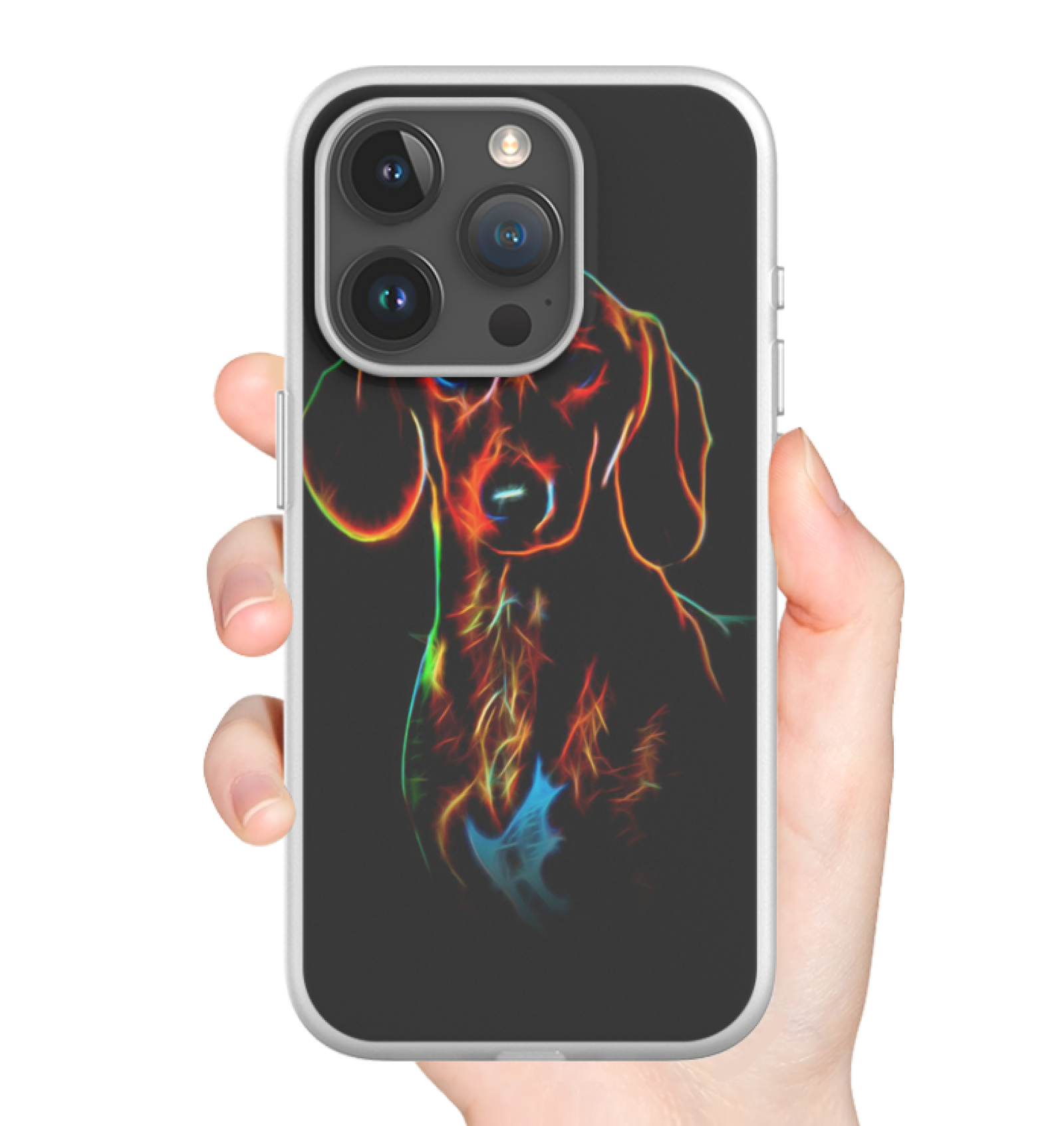 Dachshund Phone Case - Glowing