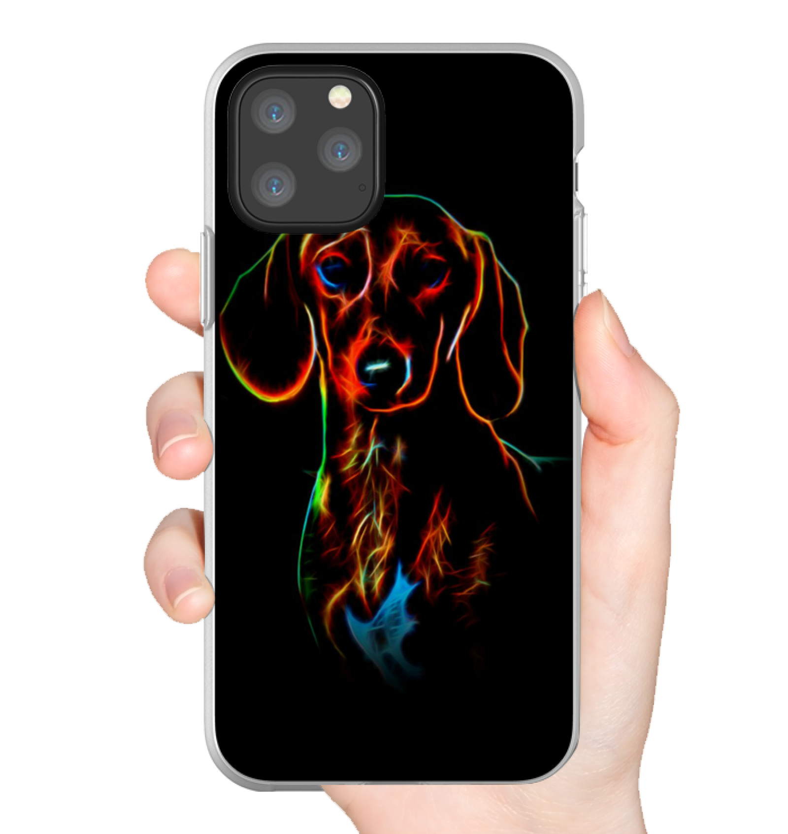 Dachshund Phone Case - Glowing