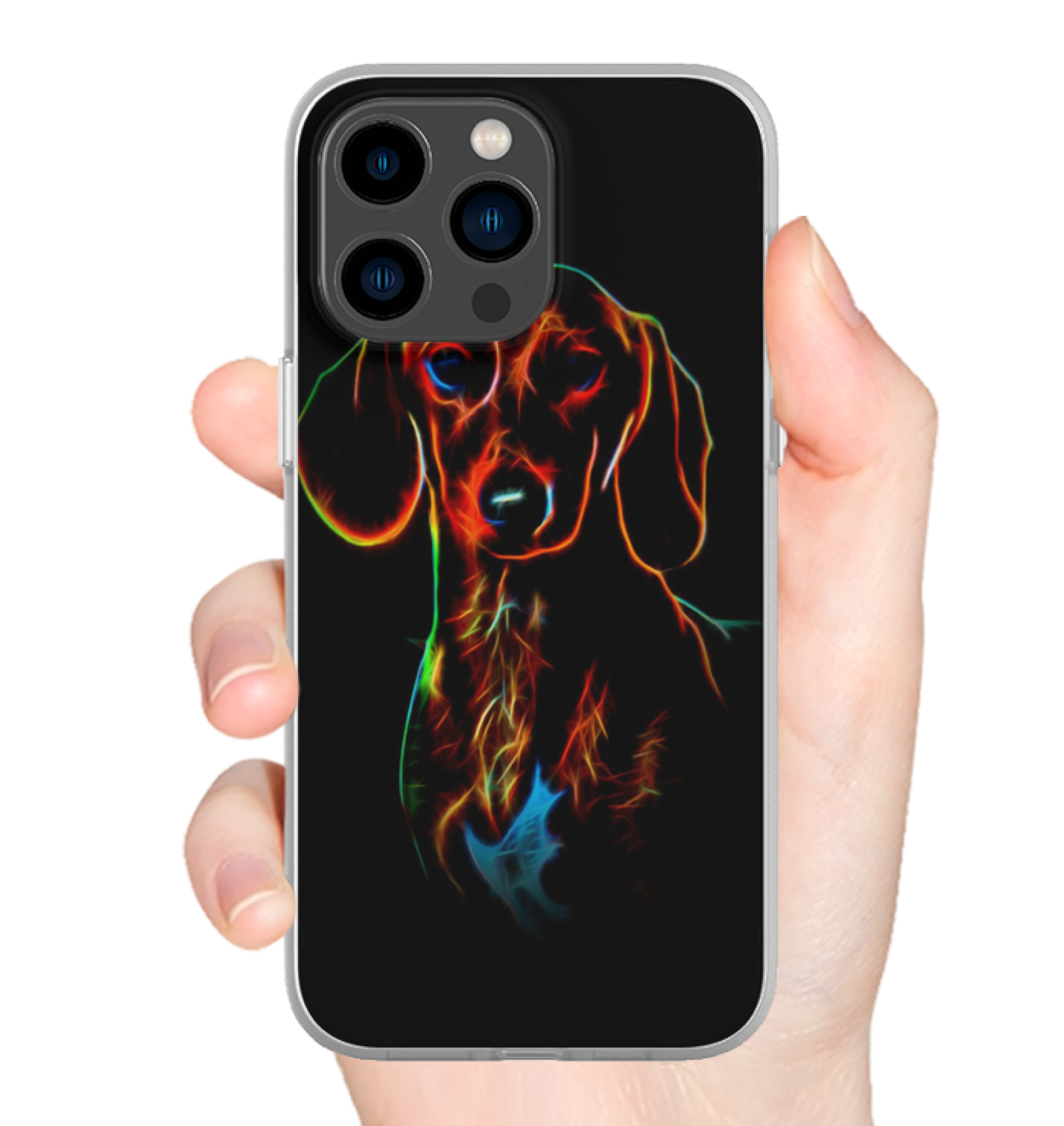 Dachshund Phone Case - Glowing