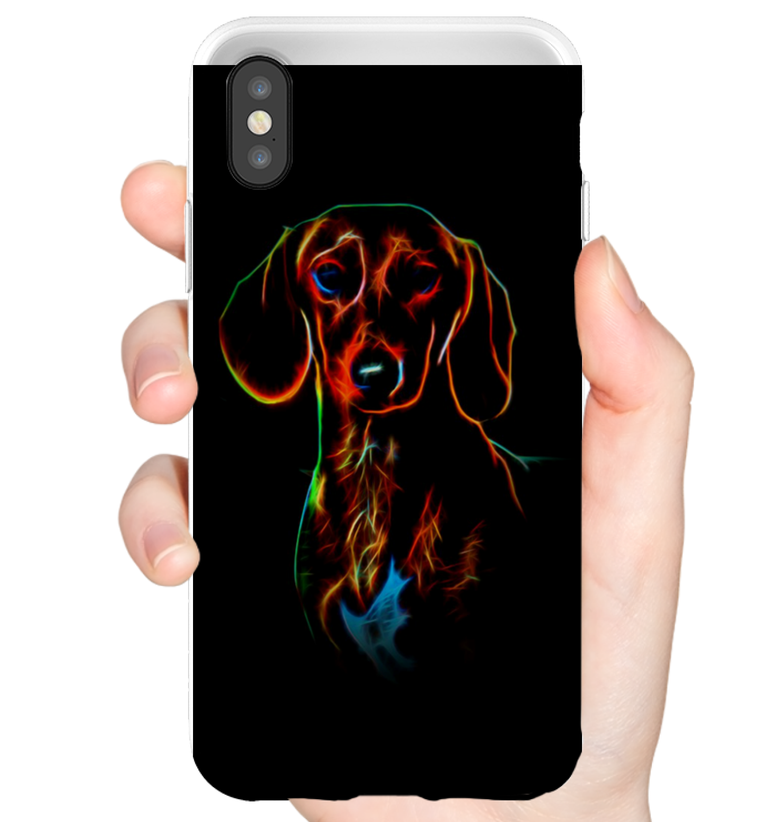 Dachshund Phone Case - Glowing