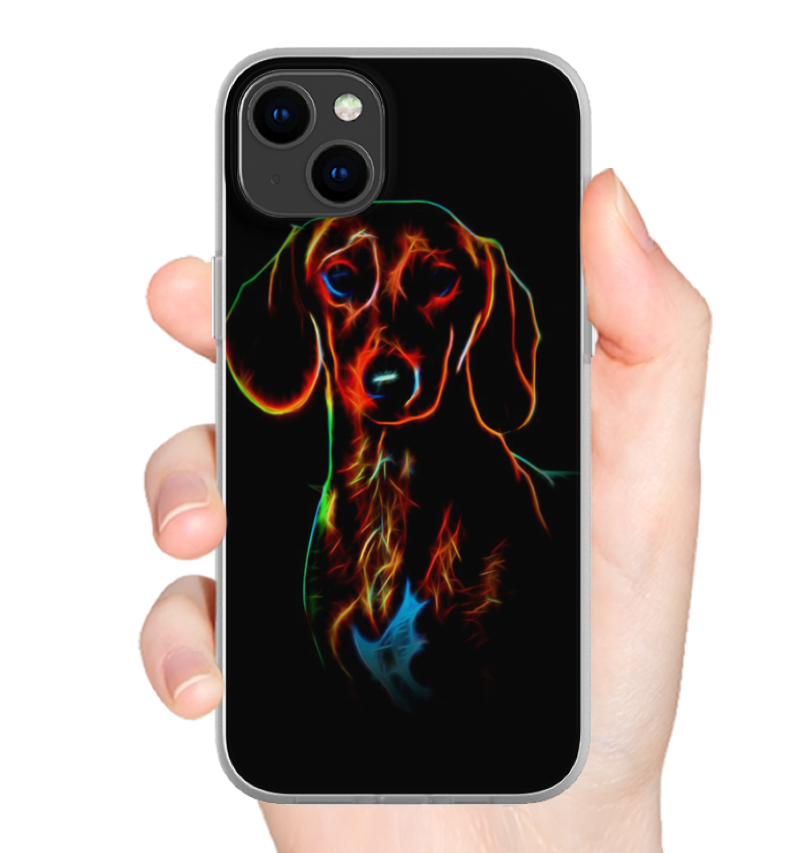 Dachshund Phone Case - Glowing