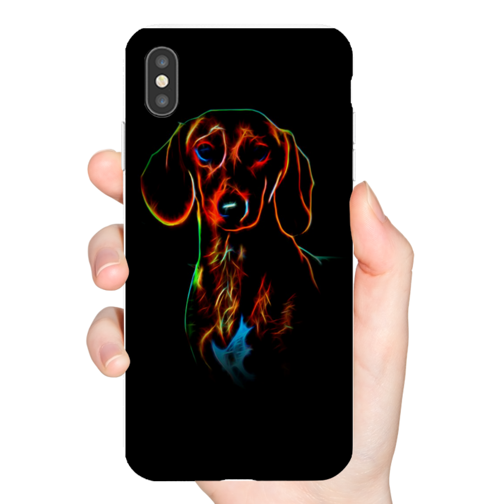 Dachshund Phone Case - Glowing