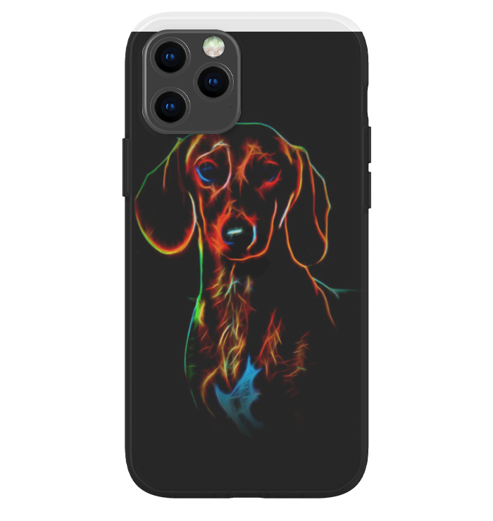 Dachshund Phone Case - Glowing