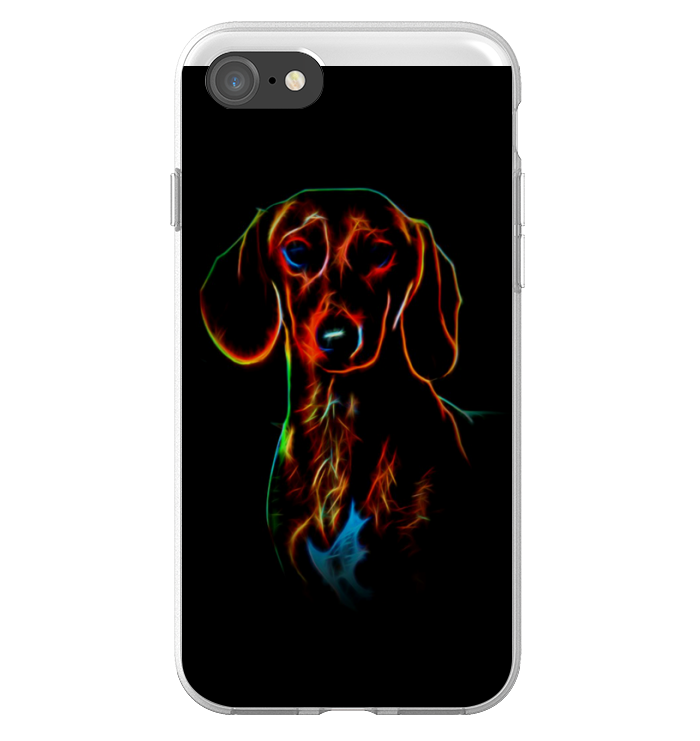 Dachshund Phone Case - Glowing