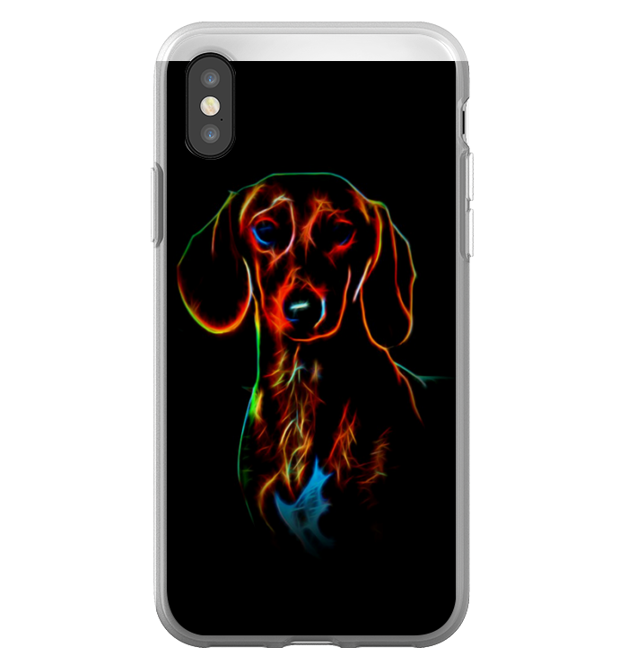 Dachshund Phone Case - Glowing