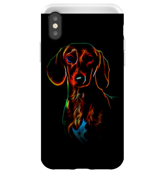 Dachshund Phone Case - Glowing