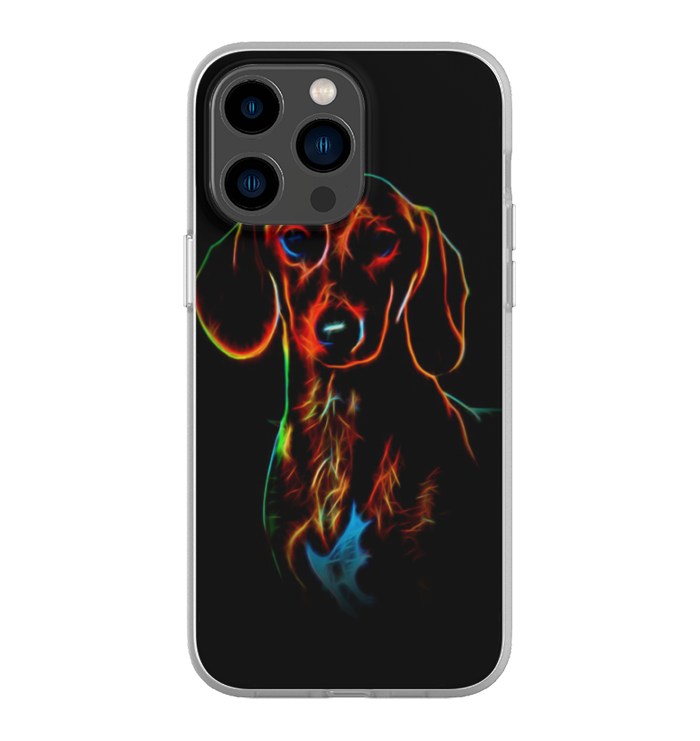 Dachshund Phone Case - Glowing