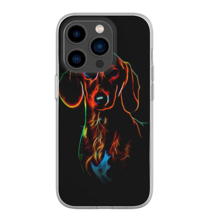 Dachshund Phone Case - Glowing