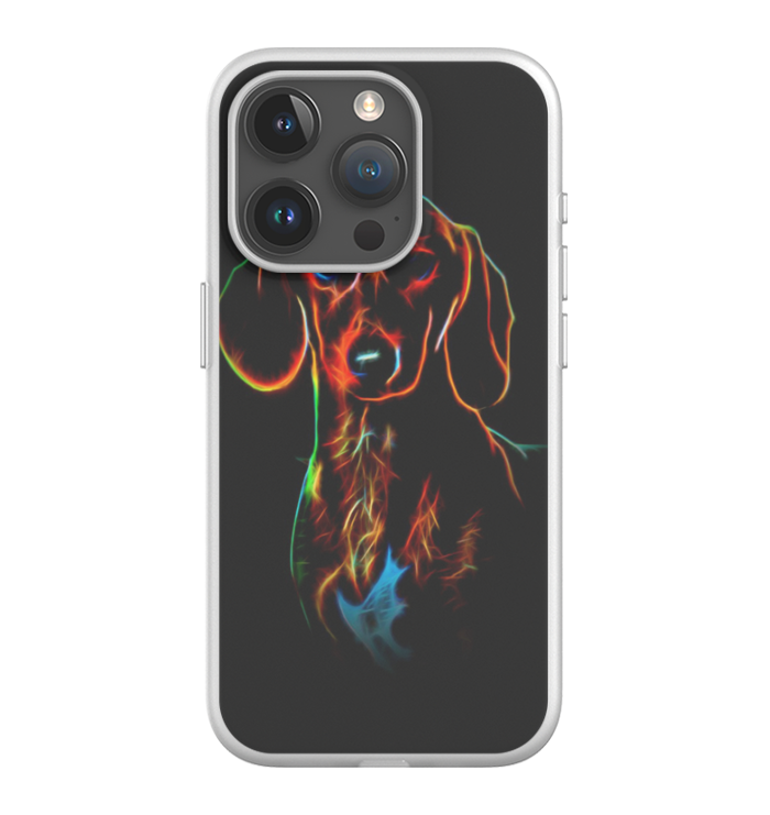 Dachshund Phone Case - Glowing