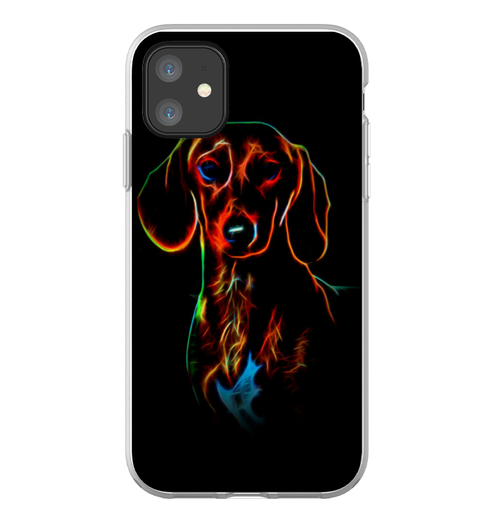 Dachshund Phone Case - Glowing