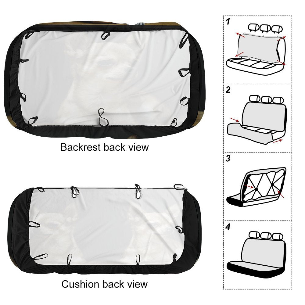 Chihuahua Rear Car Seat Cover