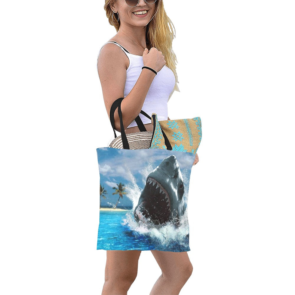 Shark Canvas Tote Bag