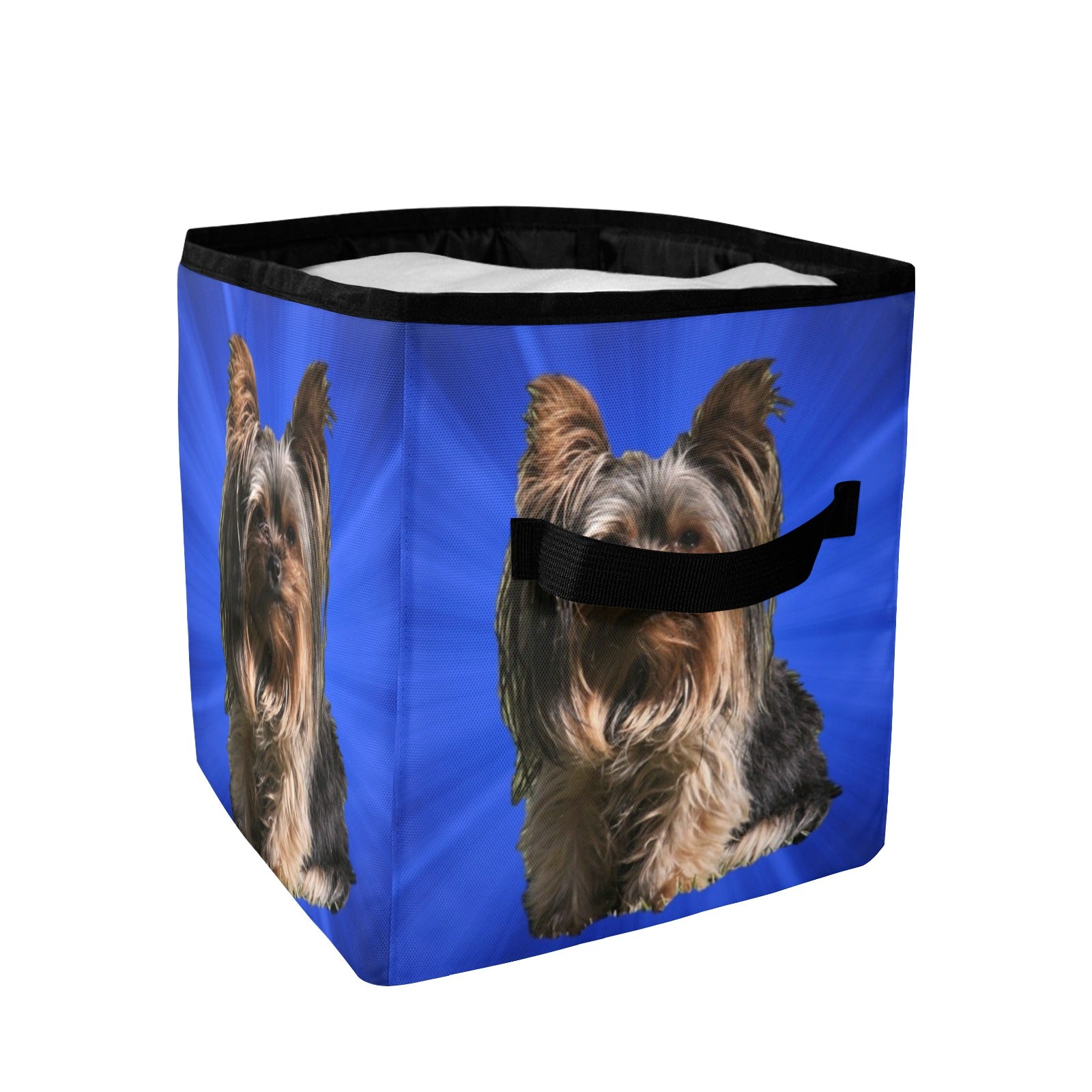 Yorkie Storage Basket - Long Hair