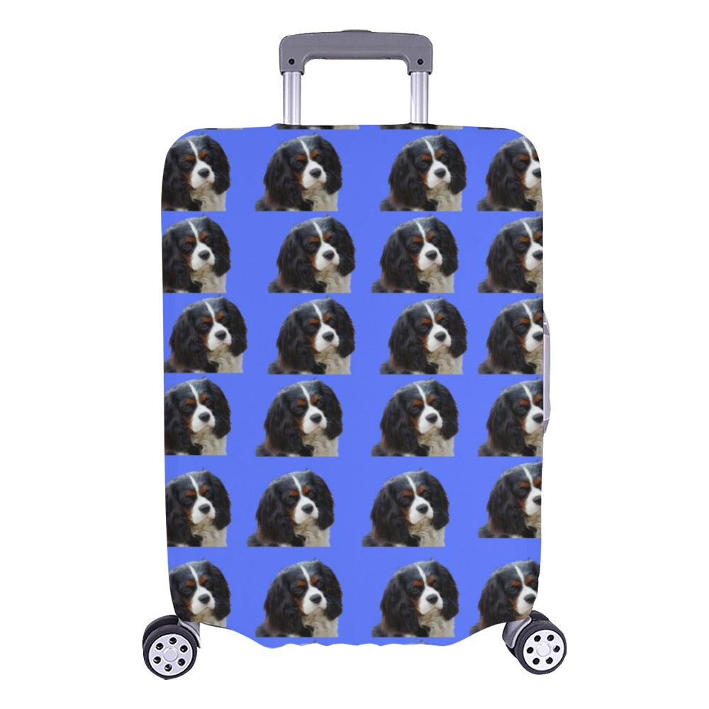 Cavalier King Charles Spaniel Luggage Cover - Tri