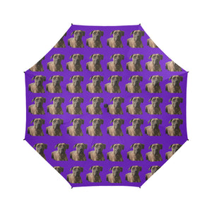 Boerboel/South African Mastiff Umbrella - Purple