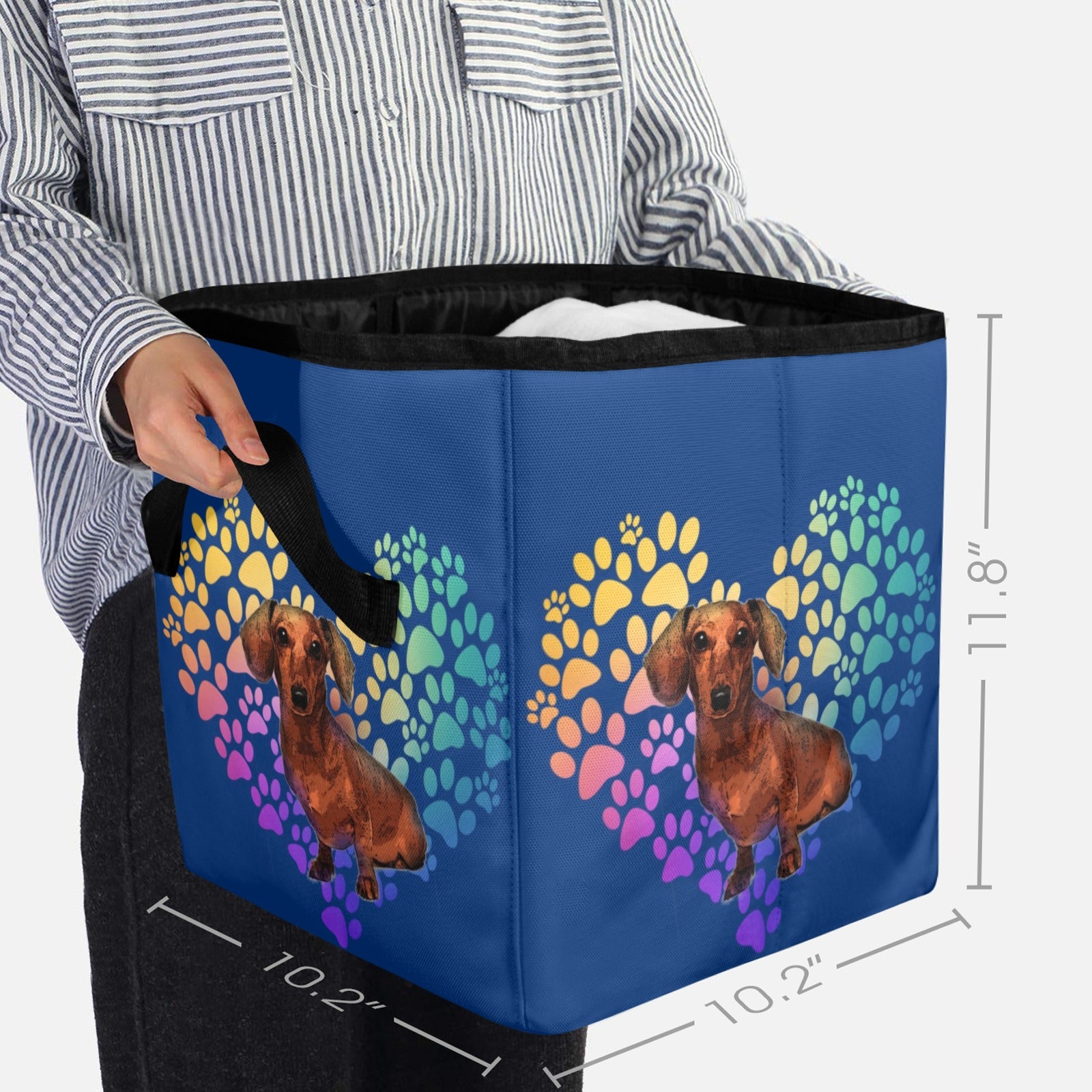 Dachshund Heart Storage Basket