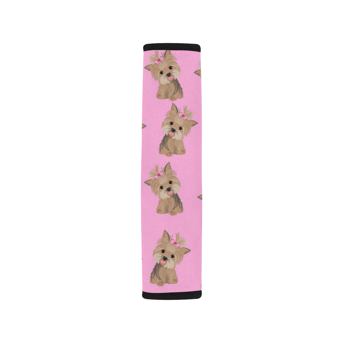 Yorkie Car Seat Belt Cover - Pink