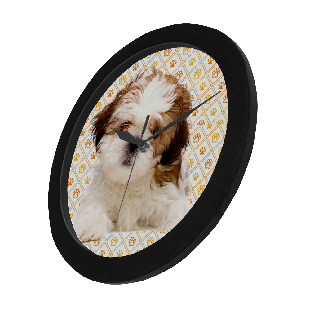 Shih Tzu Clock