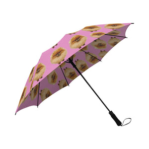 Pomeranian Umbrella - Pink