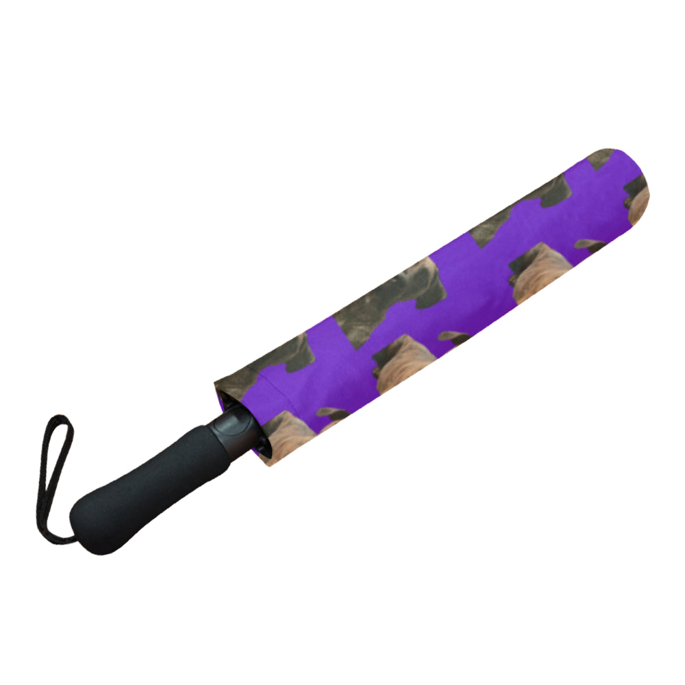 Boerboel/South African Mastiff Umbrella - Purple