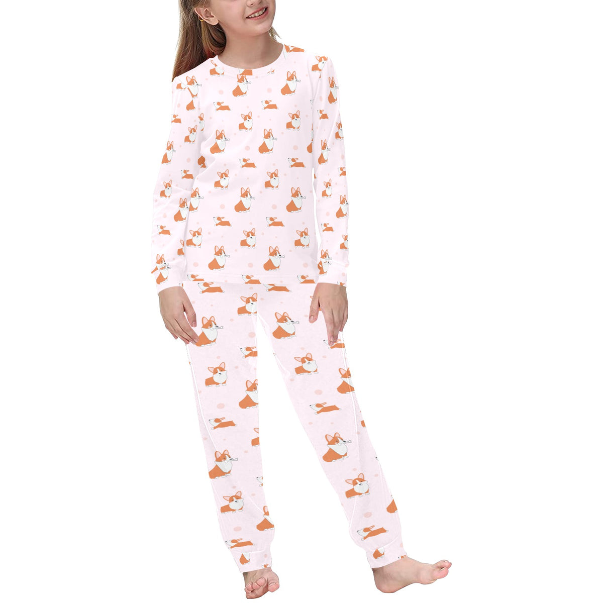 2 Piece Corgi Children&#39;s Pajama Set