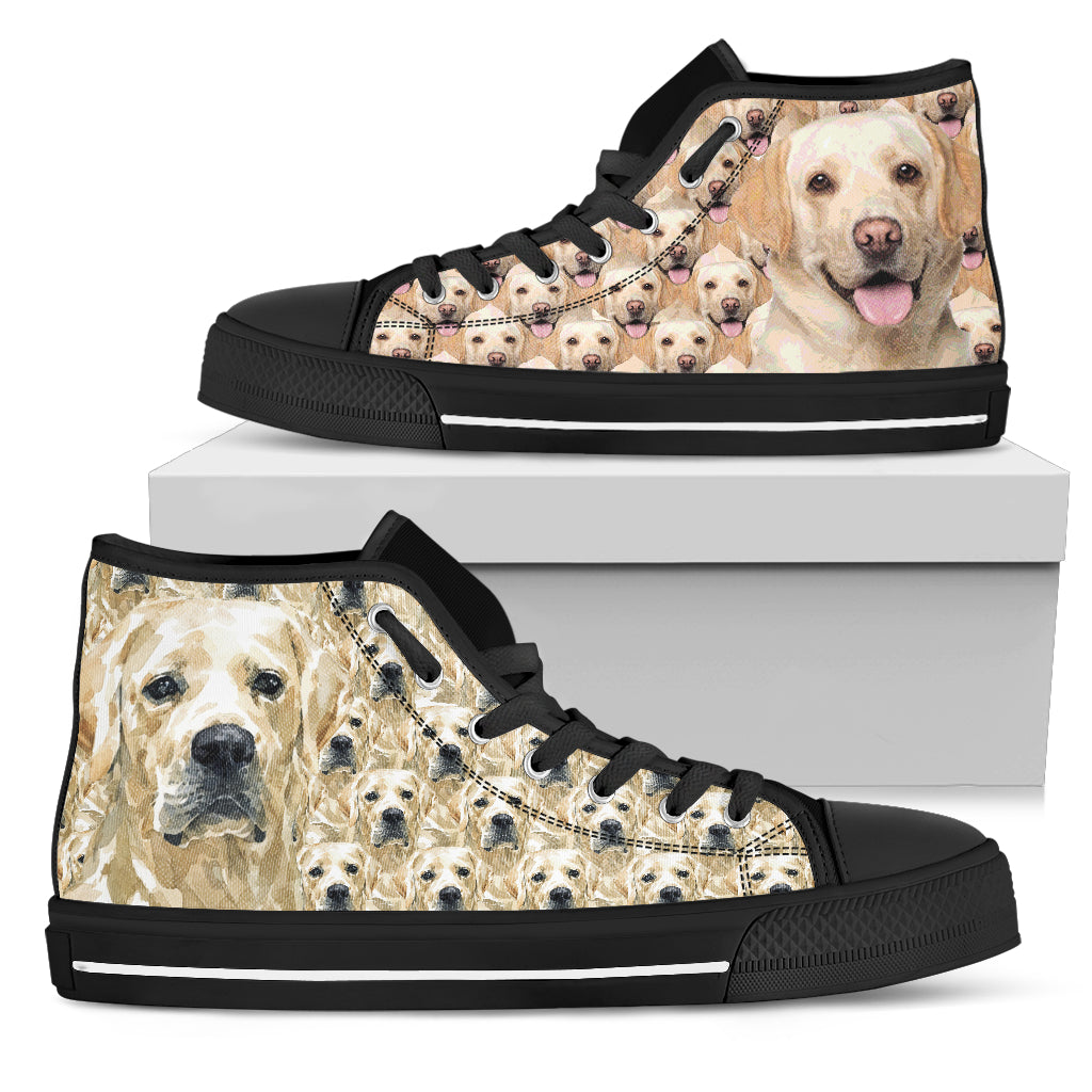 Golden Retriever Rustic Canvas Shoes