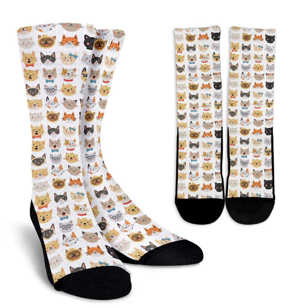 Cat Faces Socks