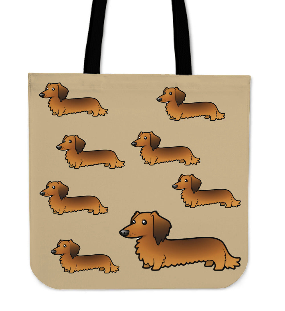 Dachshund Cotton Tote Bag