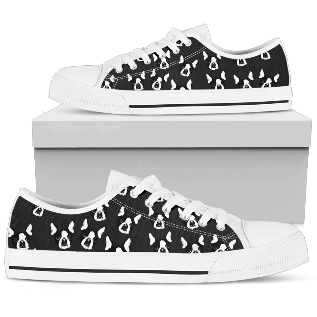 Boston Terrier Canvas Shoes