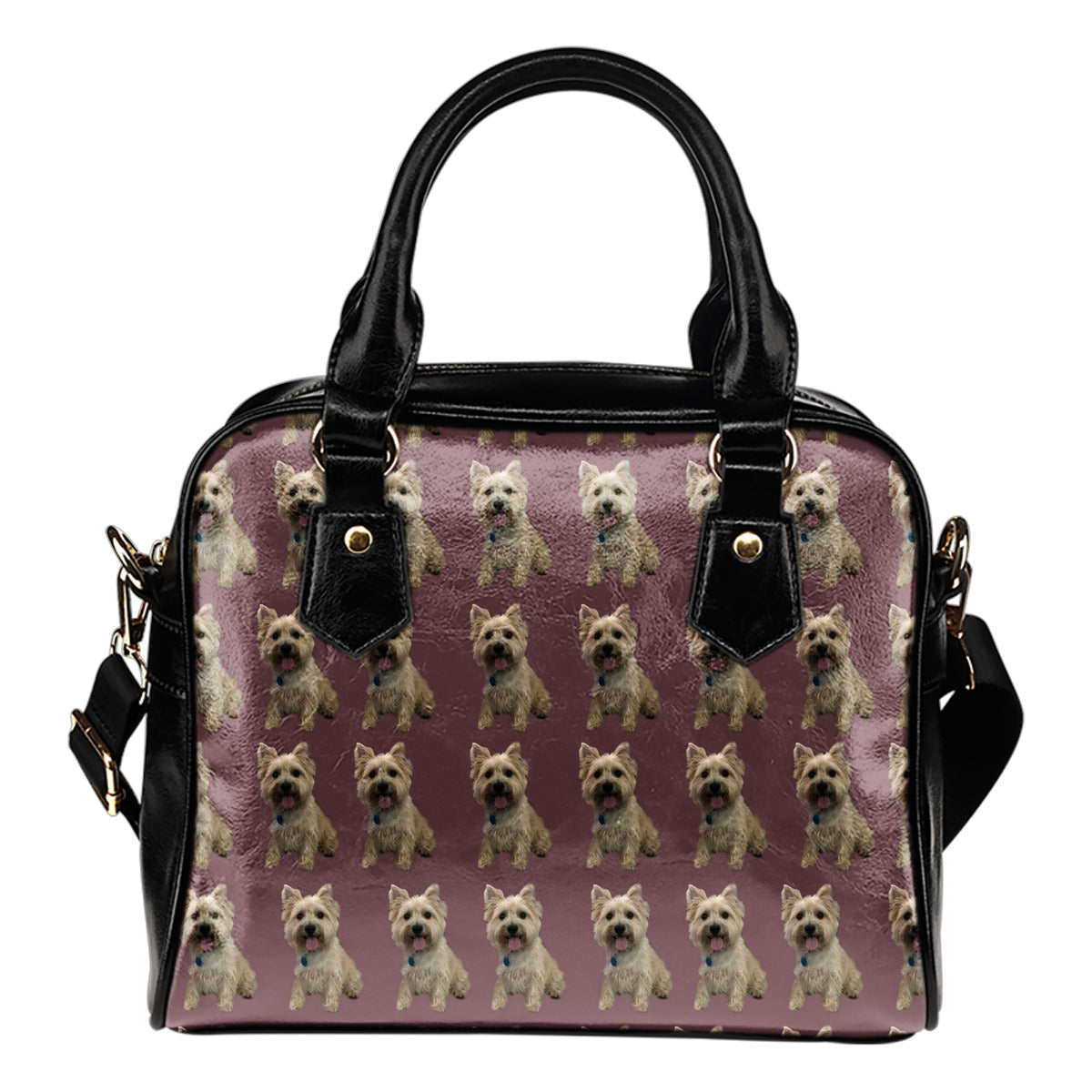 Leopard Pattern Handbag Purse, Fashion Leather Boston Bag, Women's