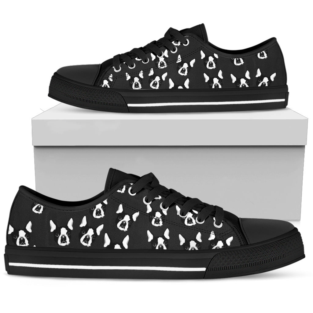 Boston Terrier Canvas Shoes