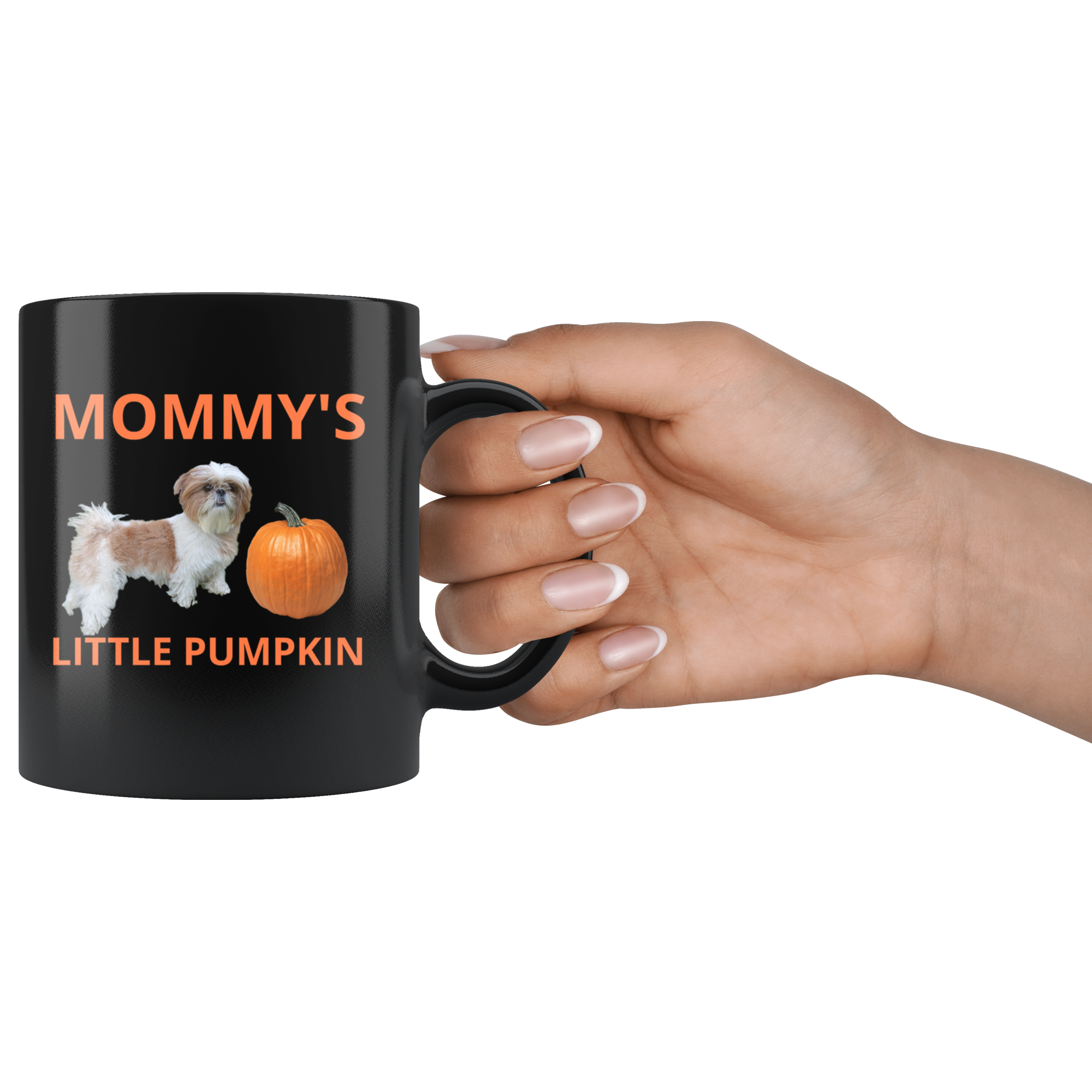 Mommy's Little Pumpkin Mug - Shih Tzu