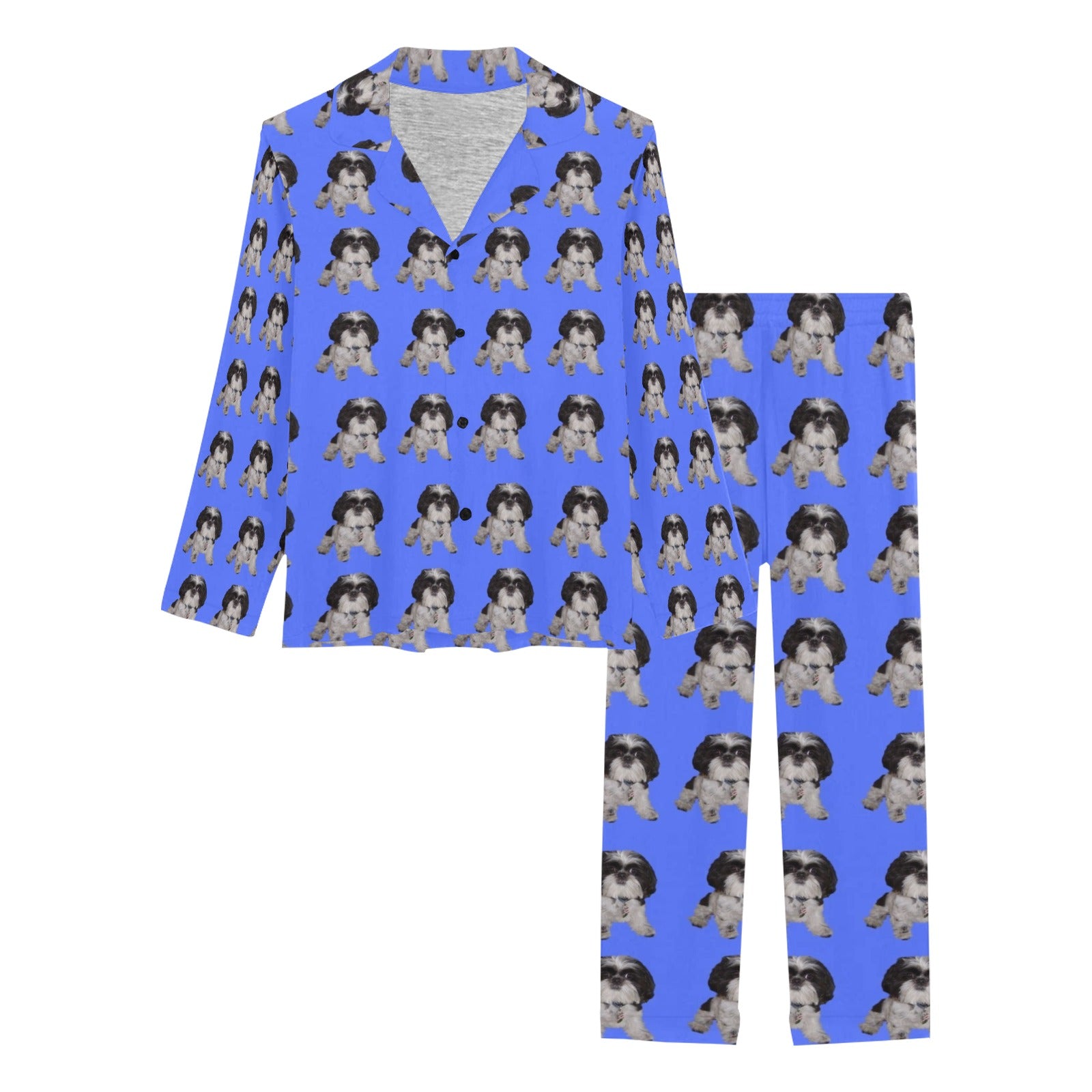 2 Piece Shih Tzu Long PJ Set