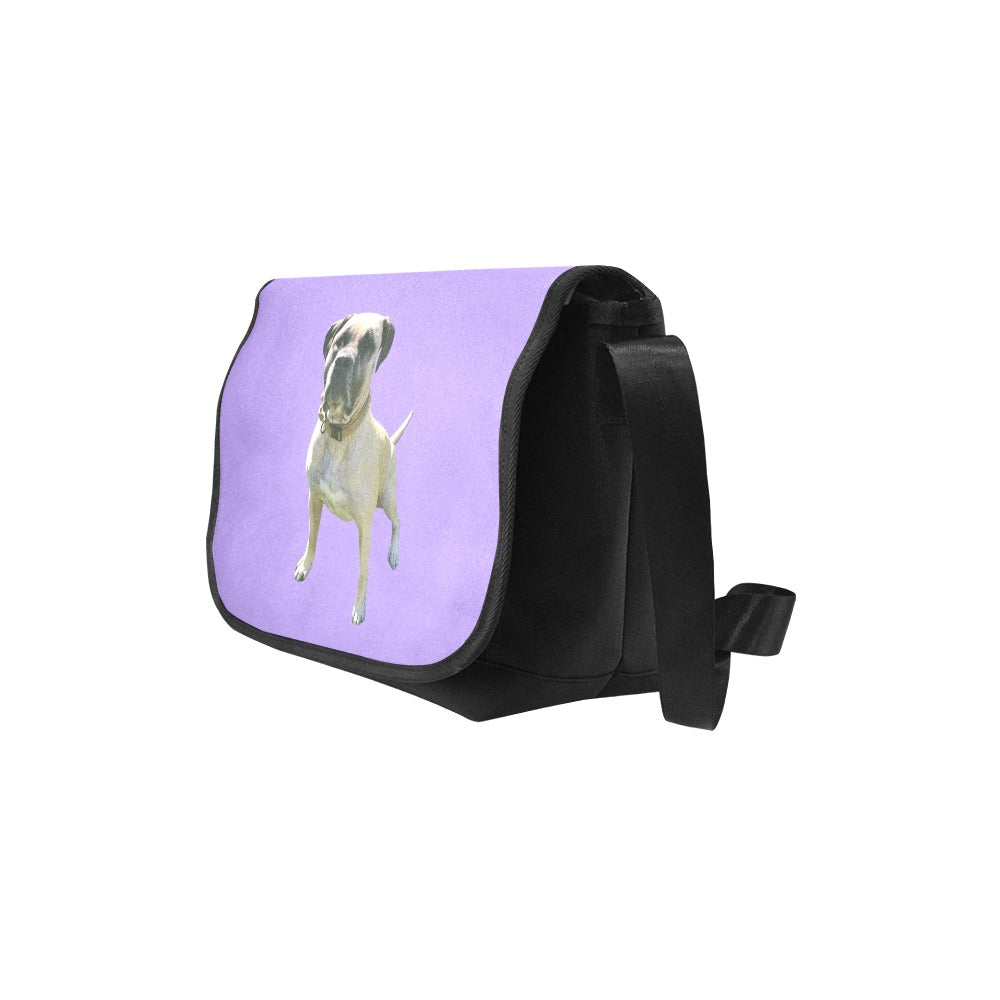 Nikki's Perro de Presa Messenger Bag - Purple