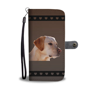 Yellow Lab Phone Case Wallet