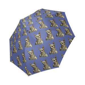 Chihuahua Umbrella - Blue