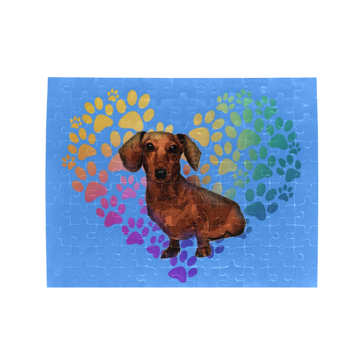 Dachshund Jigsaw Puzzle - Heart 110 pcs