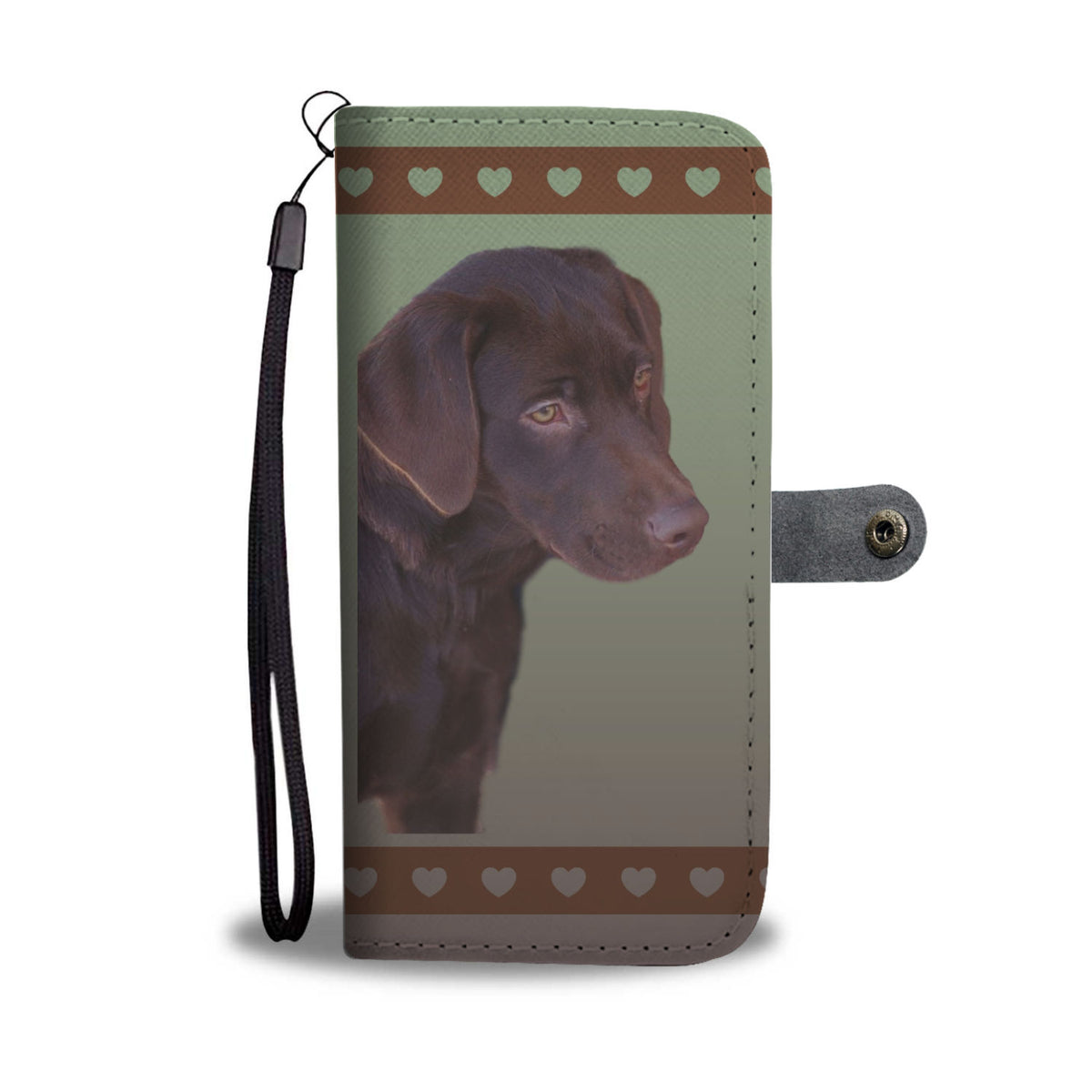 Chocolate Lab Phone Case Wallet