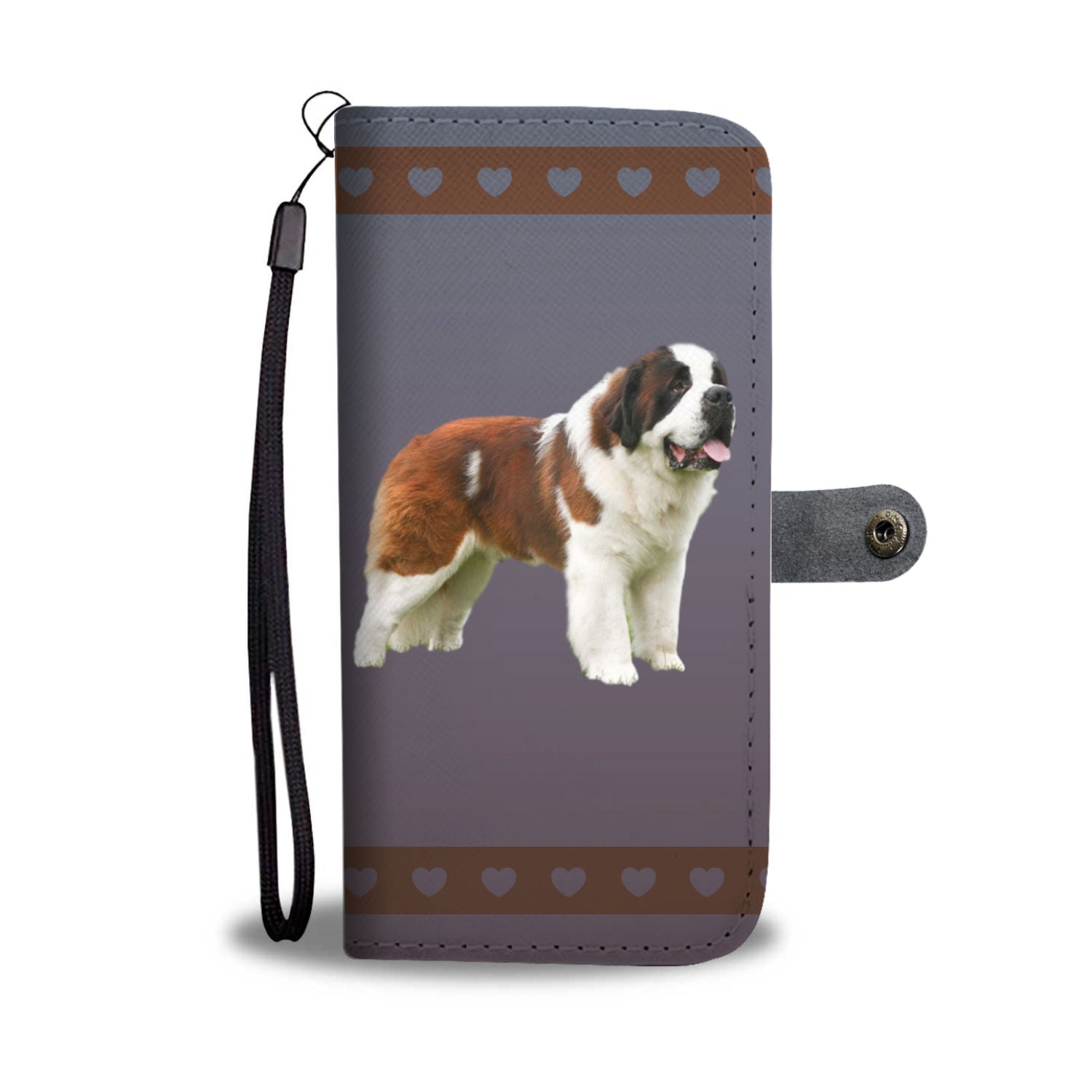 St Bernard Phone Case Wallet