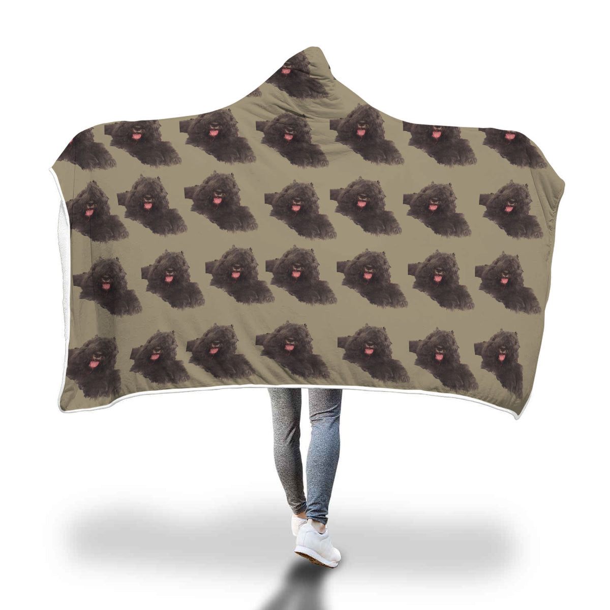 Bouvier des Flanders Hooded Blanket