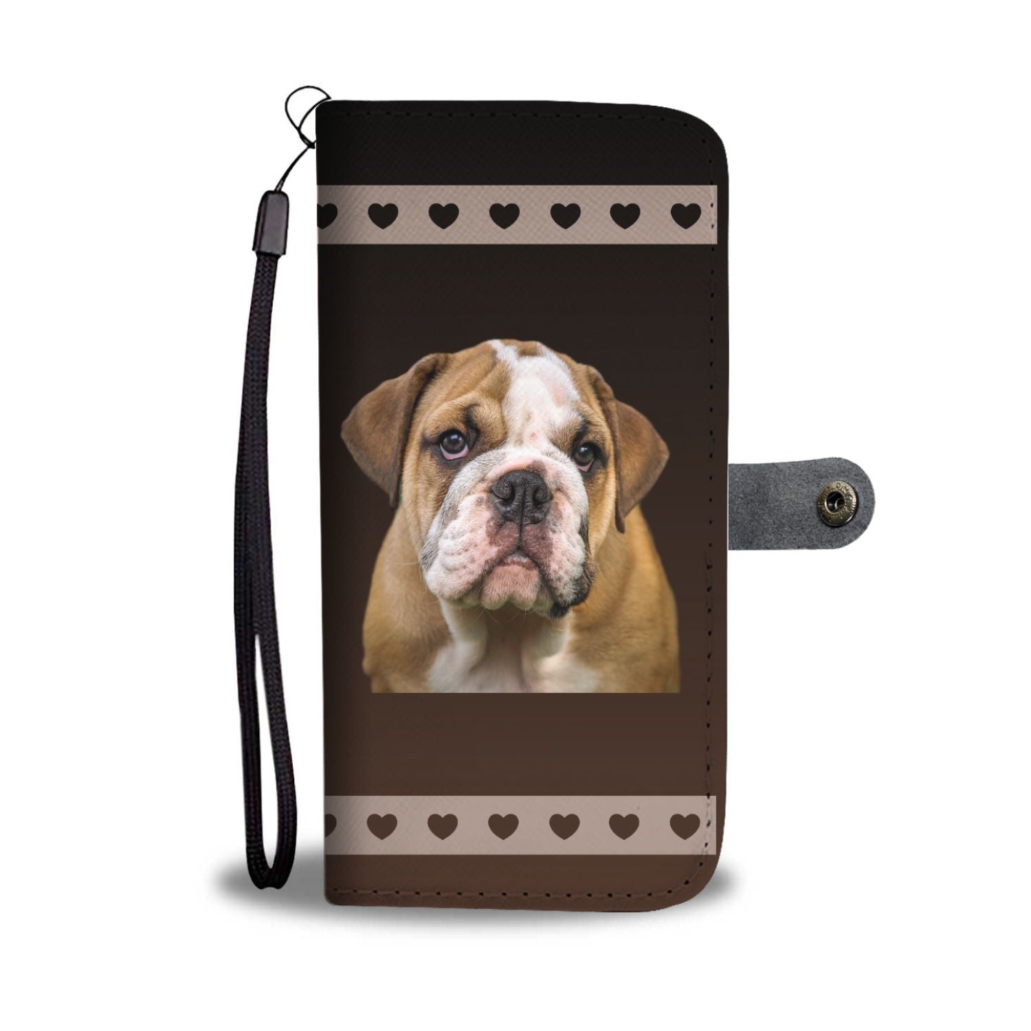 Bulldog Phone Case Wallet - English