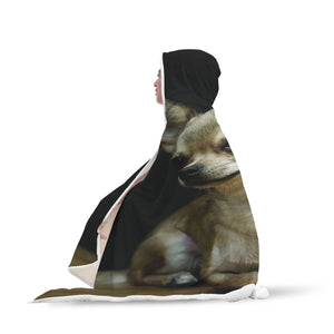 Chihuahua Hooded Blanket