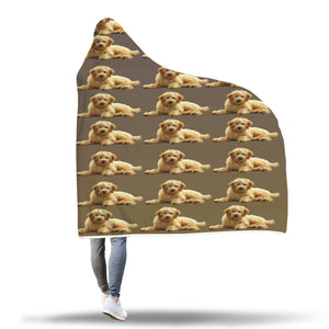 Goldendoodle Hooded Blanket