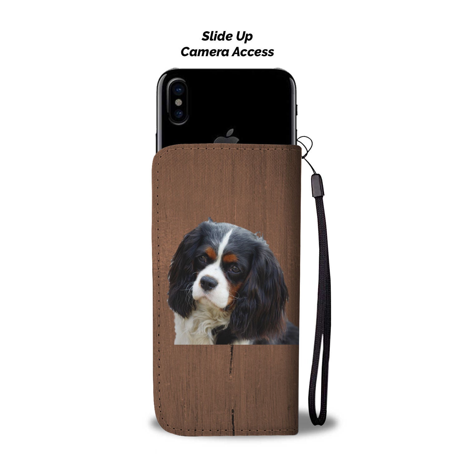 Cavalier King Charles Spaniel Tri Phone Case Wallet